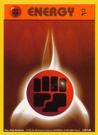 Image of Fighting Energy 125/130  Base Set 2 - Common