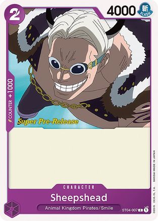 Image of Sheepshead (ST04-007) - Super Pre-Release Starter Deck 4: Animal Kingdom Pirates