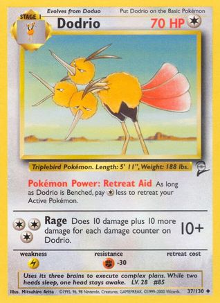 Image of Dodrio 037/130  Base Set 2 - Uncommon