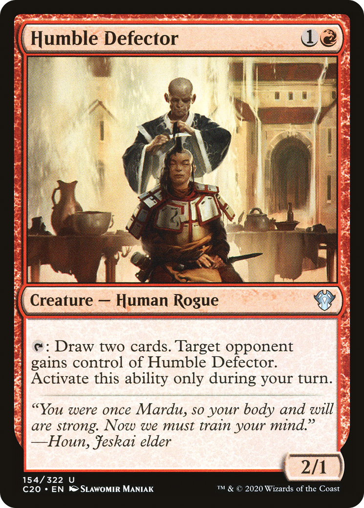 Image of Humble Defector (C20-154) - Commander 2020