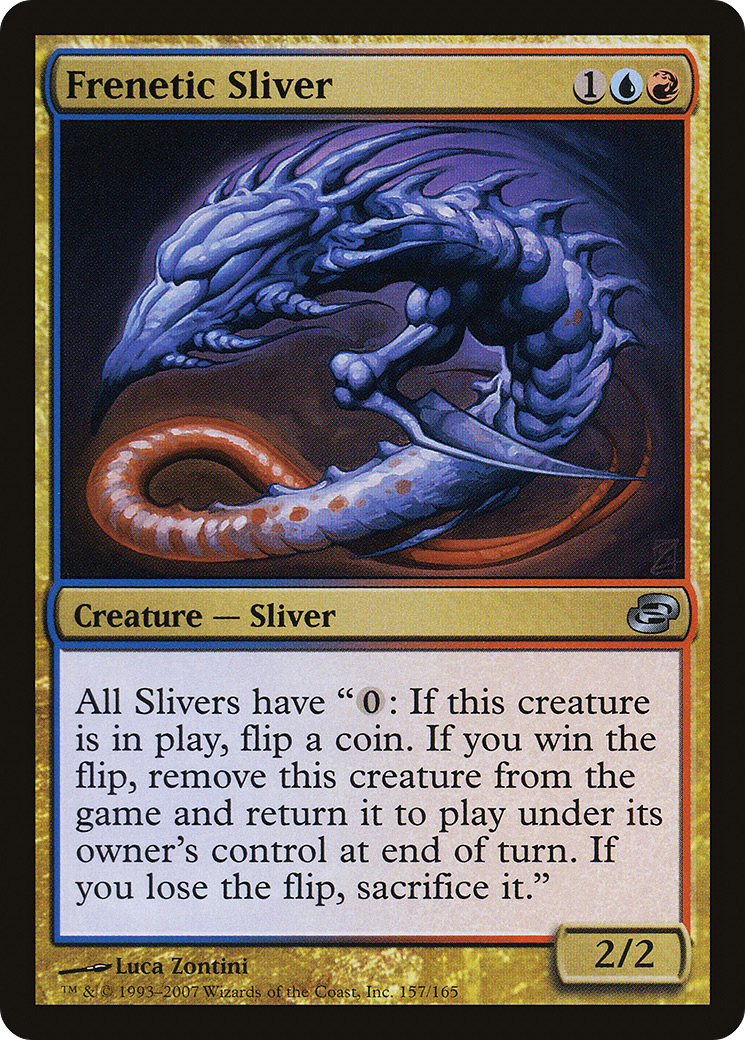 Image of Frenetic Sliver (PLC-157) - Planar Chaos Foil