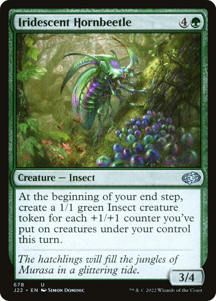 Image of Iridescent Hornbeetle (J22-678) - Jumpstart 2022