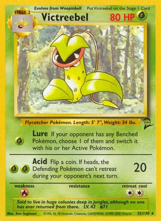 Image of Victreebel 032/130  Base Set 2 - Rare