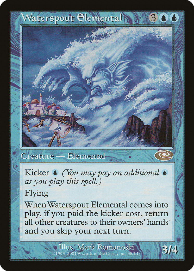 Image of Waterspout Elemental (PLS-038) - Planeshift Foil