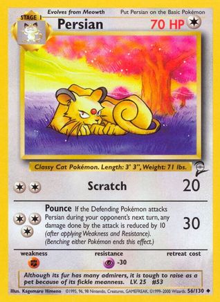 Image of Persian 056/130  Base Set 2 - Uncommon