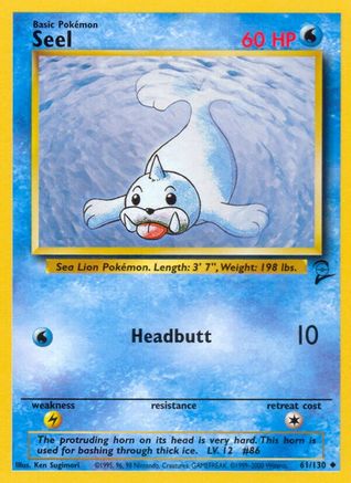 Image of Seel 061/130  Base Set 2 - Uncommon