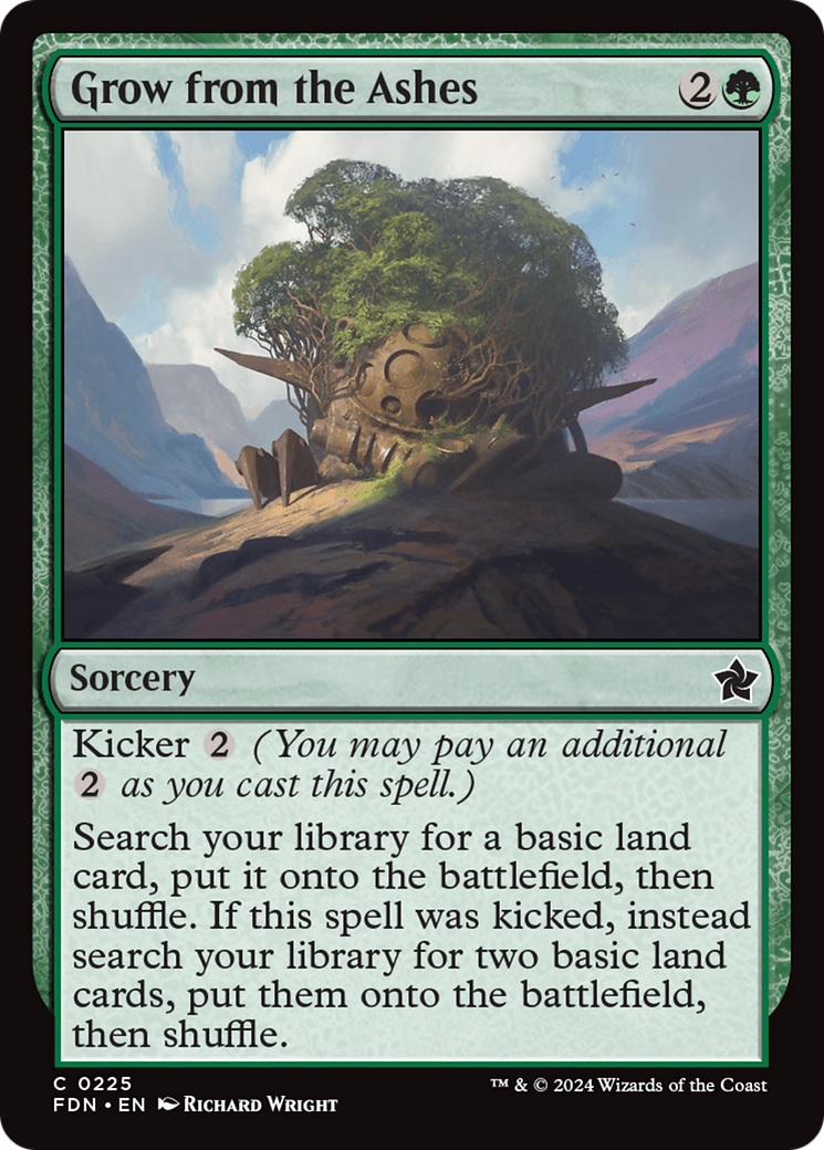 Image of Grow from the Ashes (FDN-225) - Foundations Foil