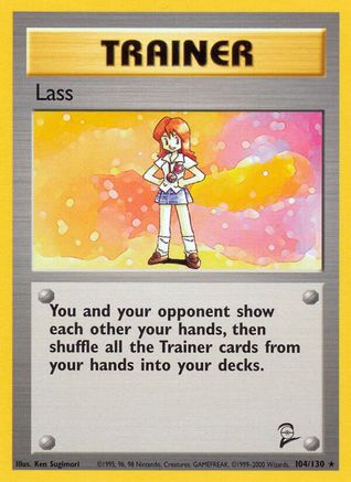 Image of Lass 104/130  Base Set 2 - Rare
