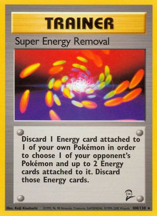 Image of Super Energy Removal 108/130  Base Set 2 - Rare