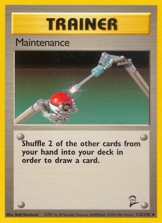 Image of Maintenance 112/130  Base Set 2 - Uncommon