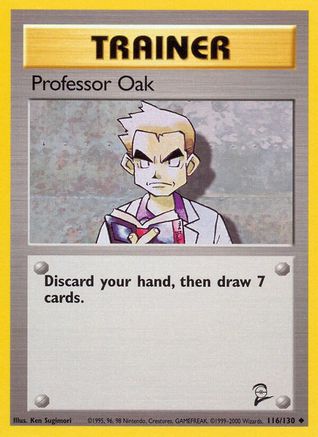 Image of Professor Oak 116/130  Base Set 2 - Uncommon