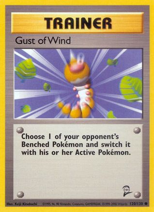 Image of Gust of Wind 120/130  Base Set 2 - Common