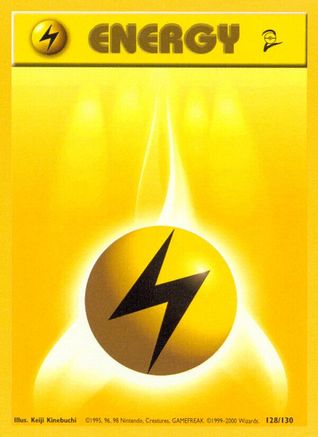 Image of Lightning Energy 128/130  Base Set 2 - Common