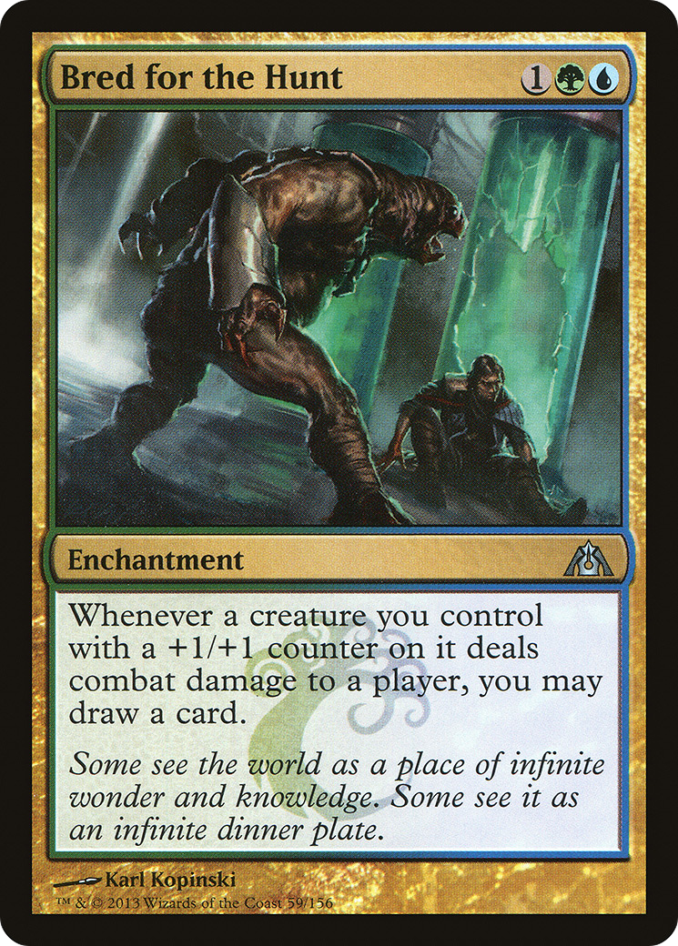 Image of Bred for the Hunt (DGM-059) - Dragon's Maze Foil