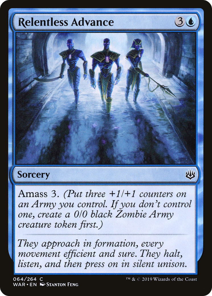Image of Relentless Advance (WAR-064) - War of the Spark