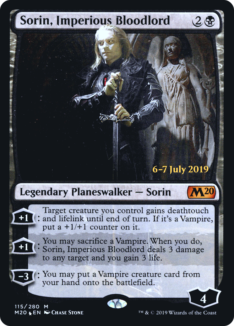 Image of Sorin, Imperious Bloodlord (PRE-115) - Core Set 2020 Promos Foil
