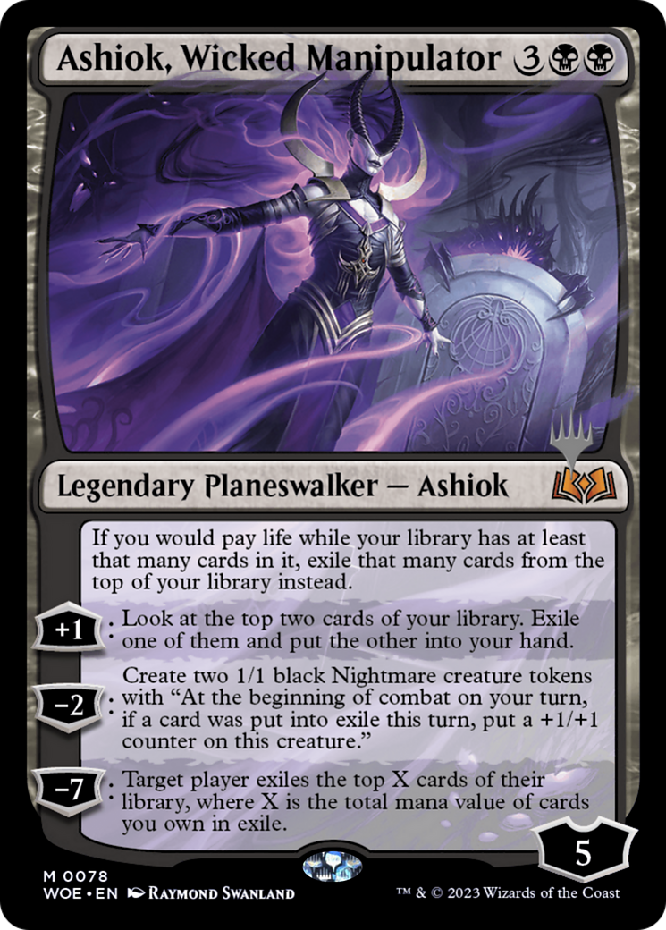 Image of Ashiok, Wicked Manipulator (PPWOE-078) - Wilds of Eldraine Promos Foil