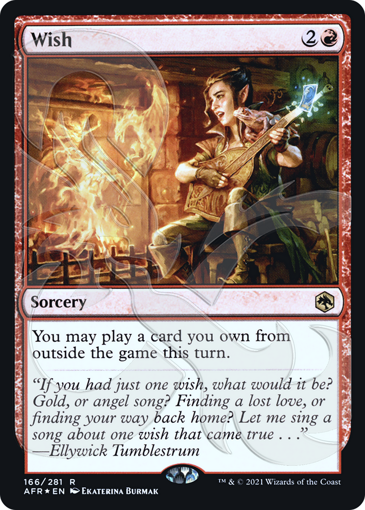 Image of Wish (AFR&-166) - Adventures in the Forgotten Realms Promos Foil