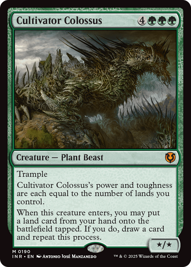 Image of Cultivator Colossus (INR-190) - Innistrad Remastered Foil