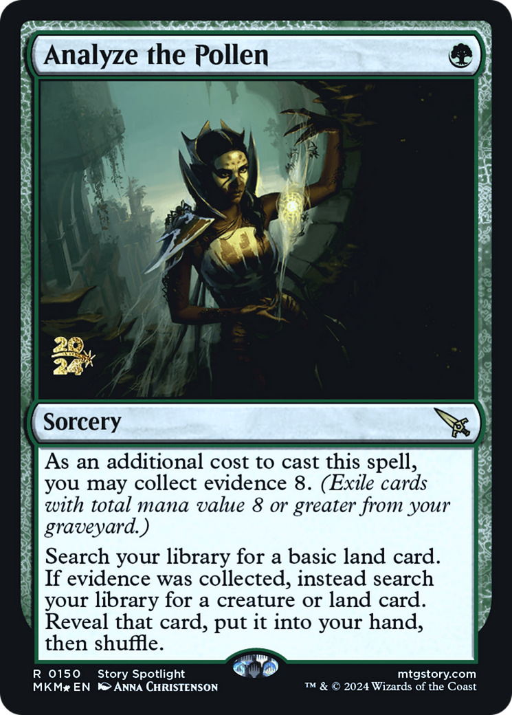 Image of Analyze the Pollen (PRE-150) - Murders at Karlov Manor Promos Foil