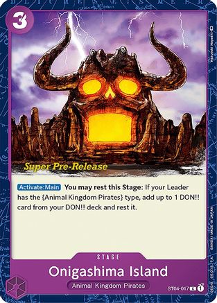 Image of Onigashima Island (ST04-017) - Super Pre-Release Starter Deck 4: Animal Kingdom Pirates