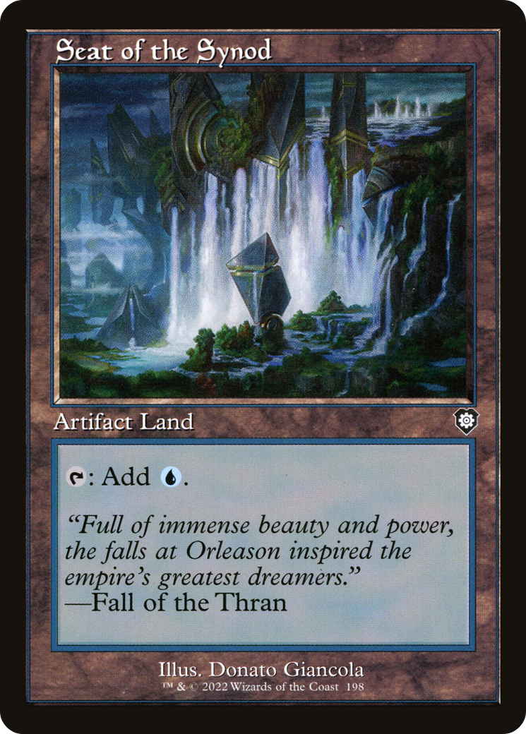 Image of Seat of the Synod (Retro Frame) (BRC-198) - The Brothers' War Commander