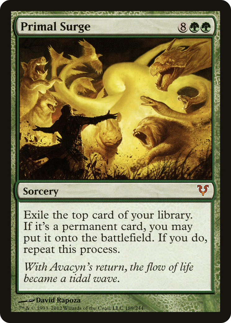Image of Primal Surge (AVR-189) - Avacyn Restored Foil