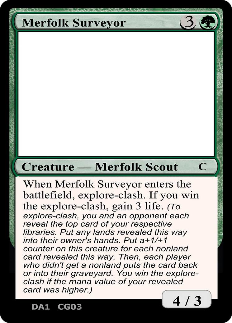 Image of Merfolk Surveyor (UNK-CG03D) - Unknown Event