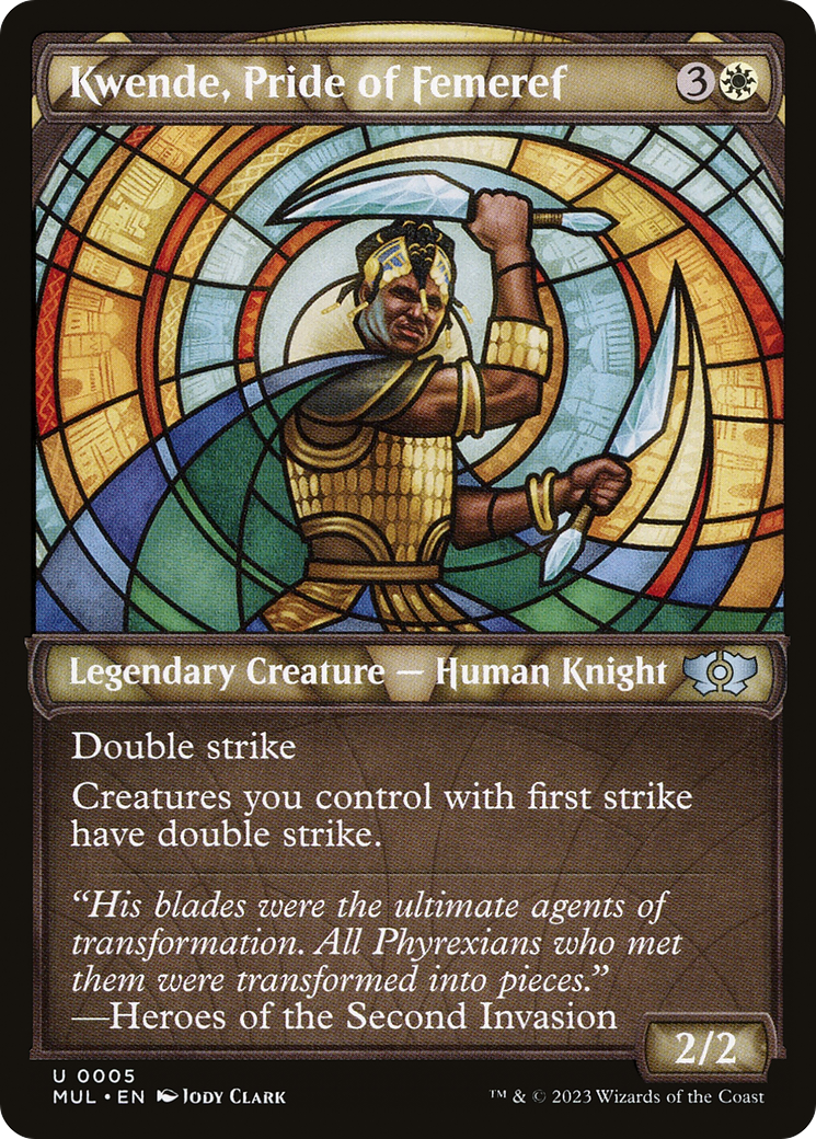 Image of Kwende, Pride of Femeref (MUL-005) - Multiverse Legends: (Showcase)
