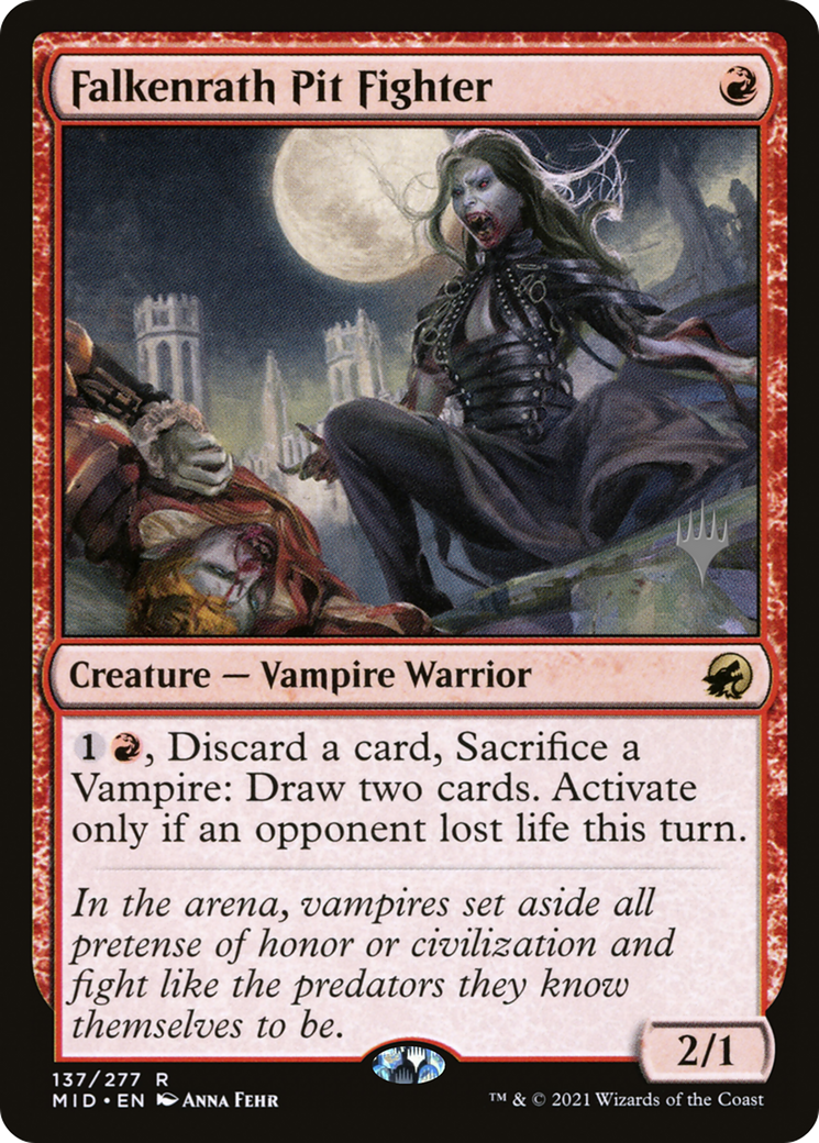 Image of Falkenrath Pit Fighter (PPMID-137) - Innistrad: Midnight Hunt Promos