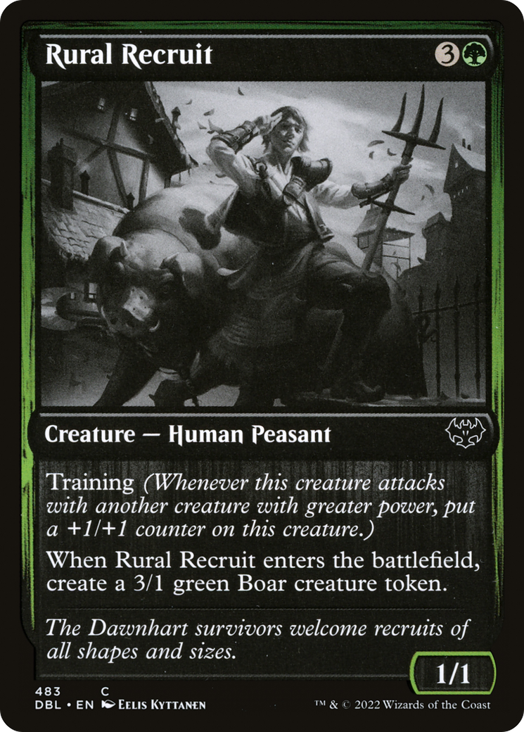 Image of Rural Recruit (DBL-483) - Innistrad: Double Feature Foil