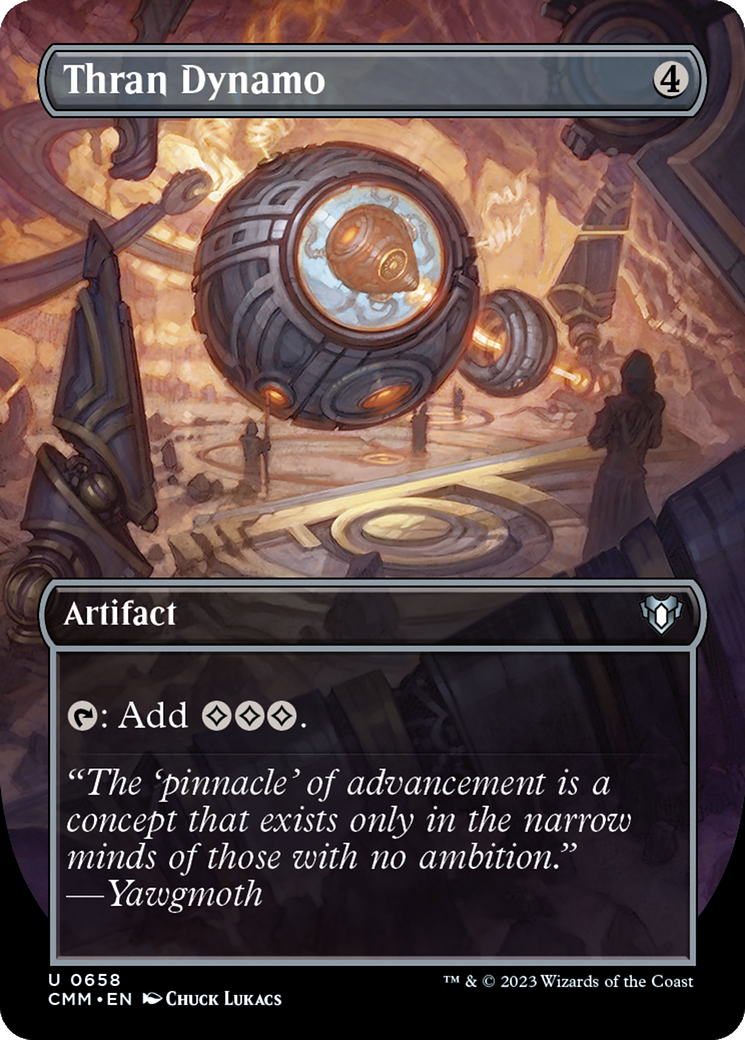 Image of Thran Dynamo (Borderless) (CMM-658) - Commander Masters (Borderless)