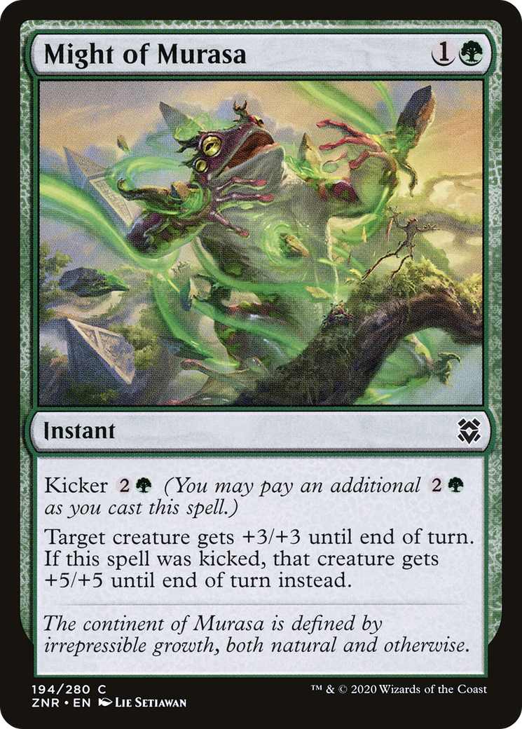 Image of Might of Murasa (ZNR-194) - Zendikar Rising Foil