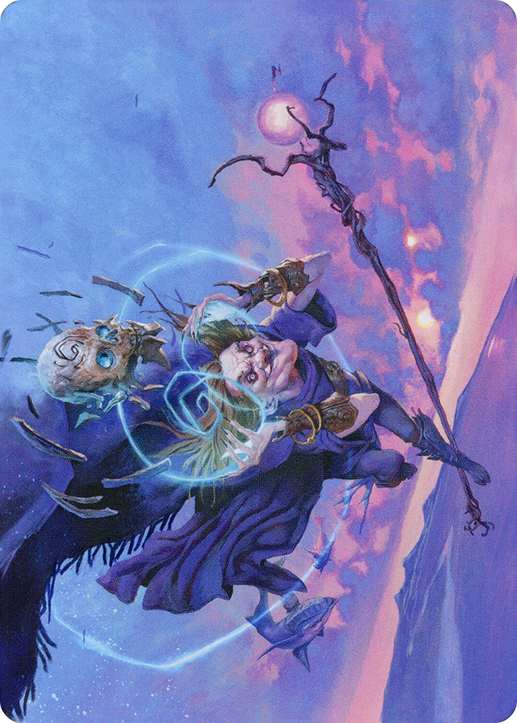 Image of Zur, Eternal Schemer // Zur, Eternal Schemer (ADMU-056) - Dominaria United Art Series (Borderless)