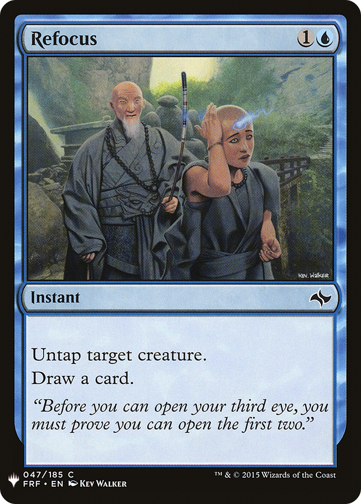 Image of Refocus (LIST-047) - The List