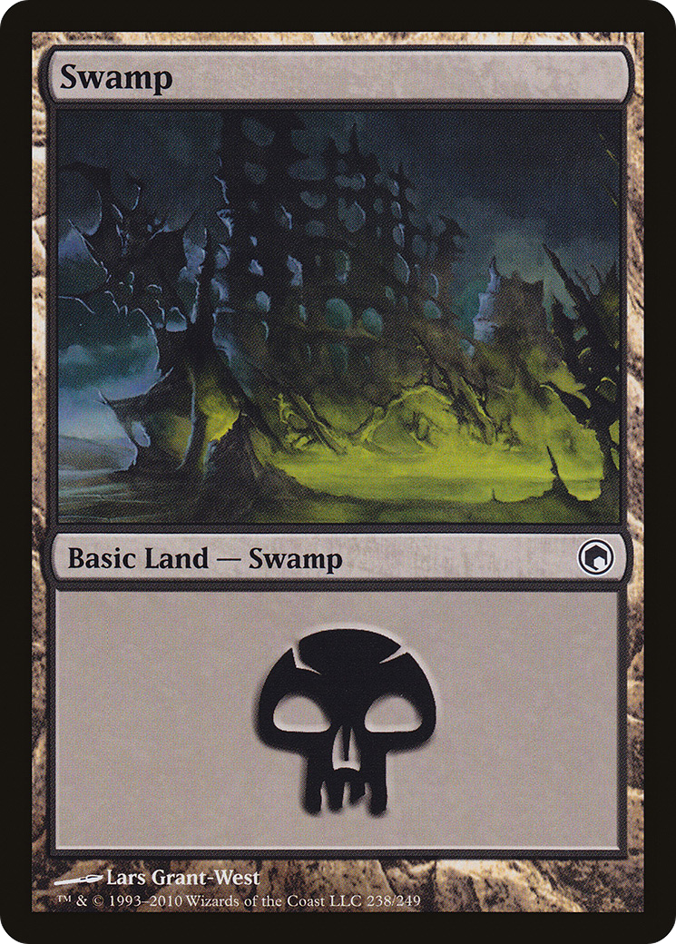 Image of Swamp (238) (SOM-238) - Scars of Mirrodin