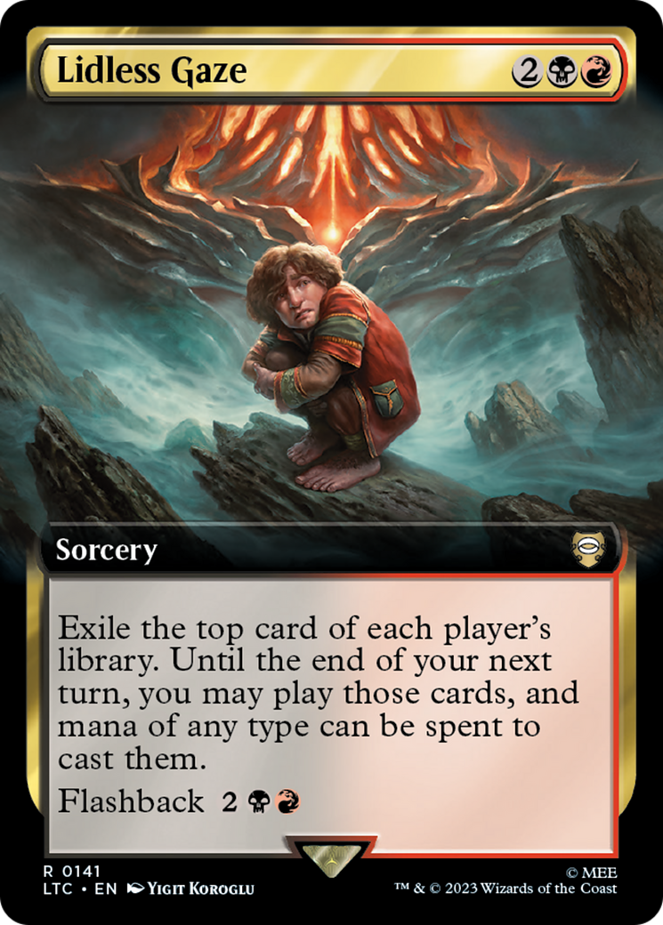 Image of Lidless Gaze (Extended Art) (LTC-141) - Tales of Middle-earth Commander: (Extended Art)