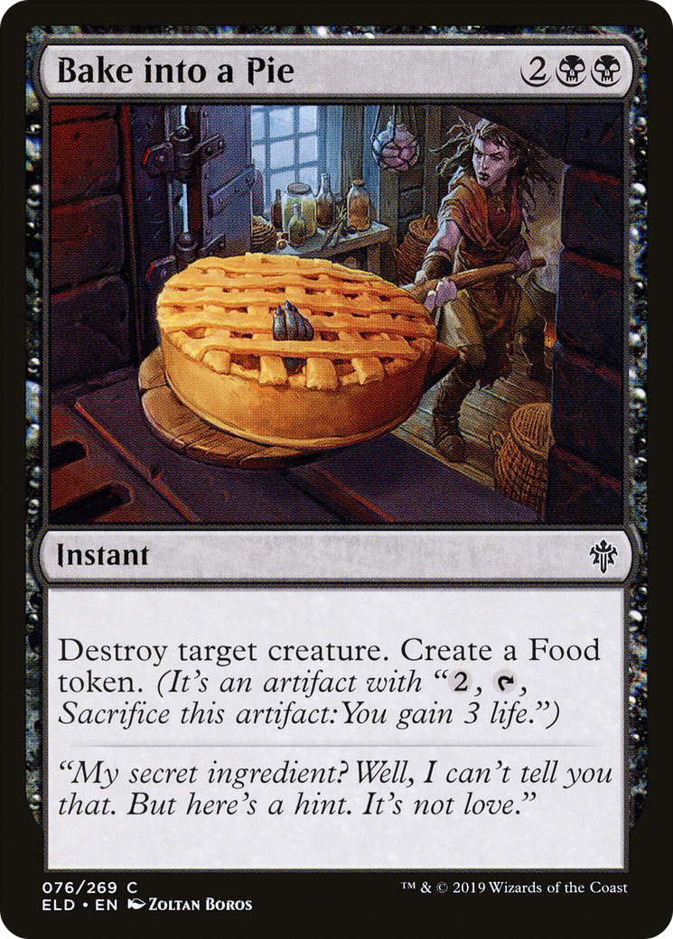 Image of Bake into a Pie (ELD-076) - Throne of Eldraine Foil
