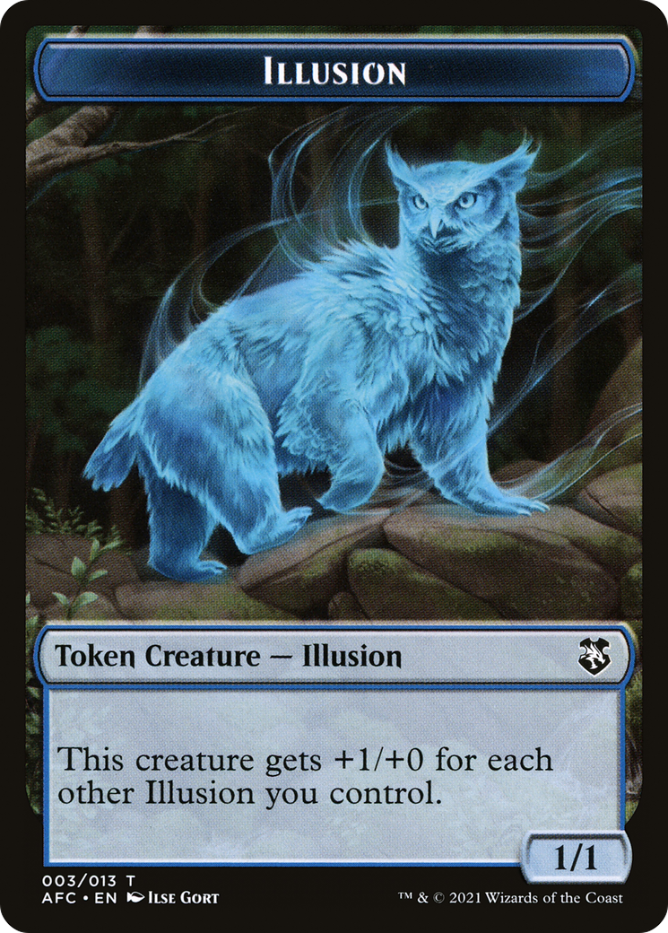 Image of Illusion (TAFC-003) - Forgotten Realms Commander Tokens