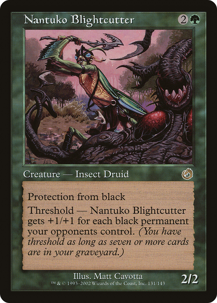 Image of Nantuko Blightcutter (TOR-131) - Torment Foil