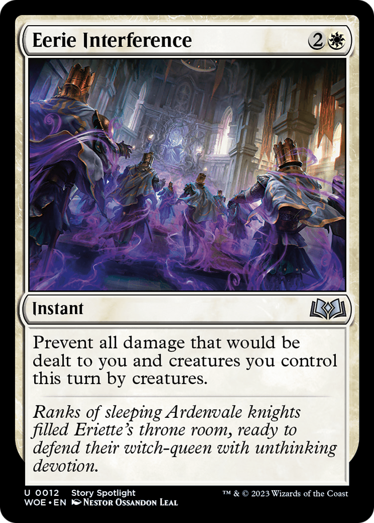Image of Eerie Interference (WOE-012) - Wilds of Eldraine