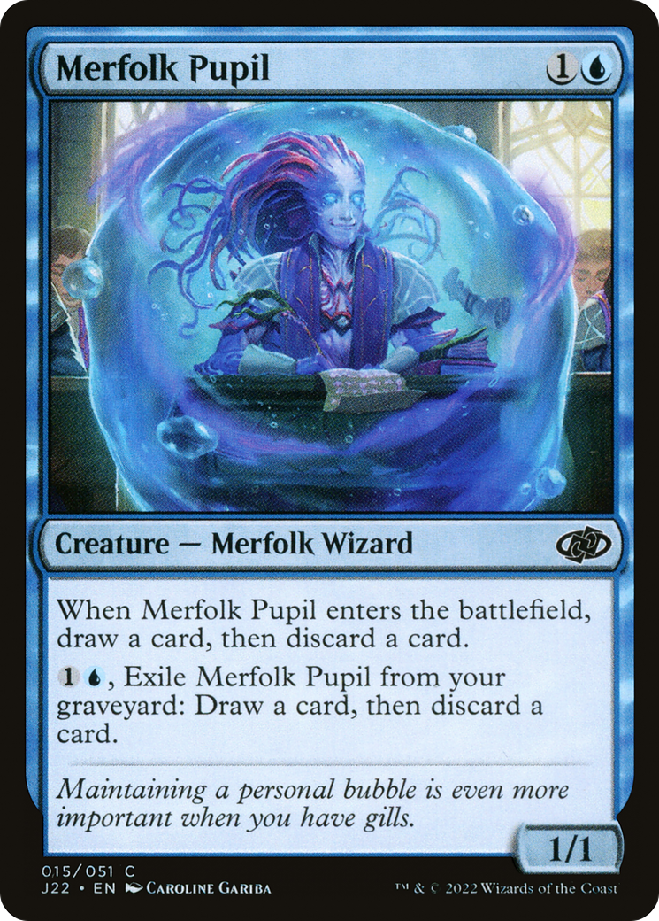 Image of Merfolk Pupil (J22-015) - Jumpstart 2022