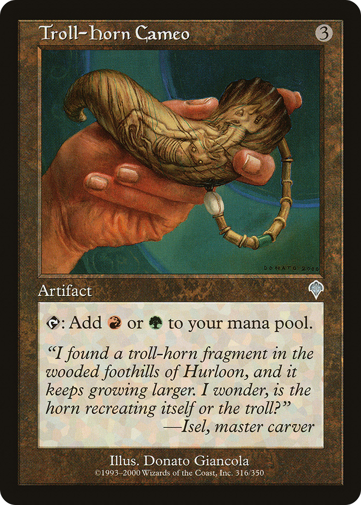 Image of Troll-Horn Cameo (INV-316) - Invasion Foil