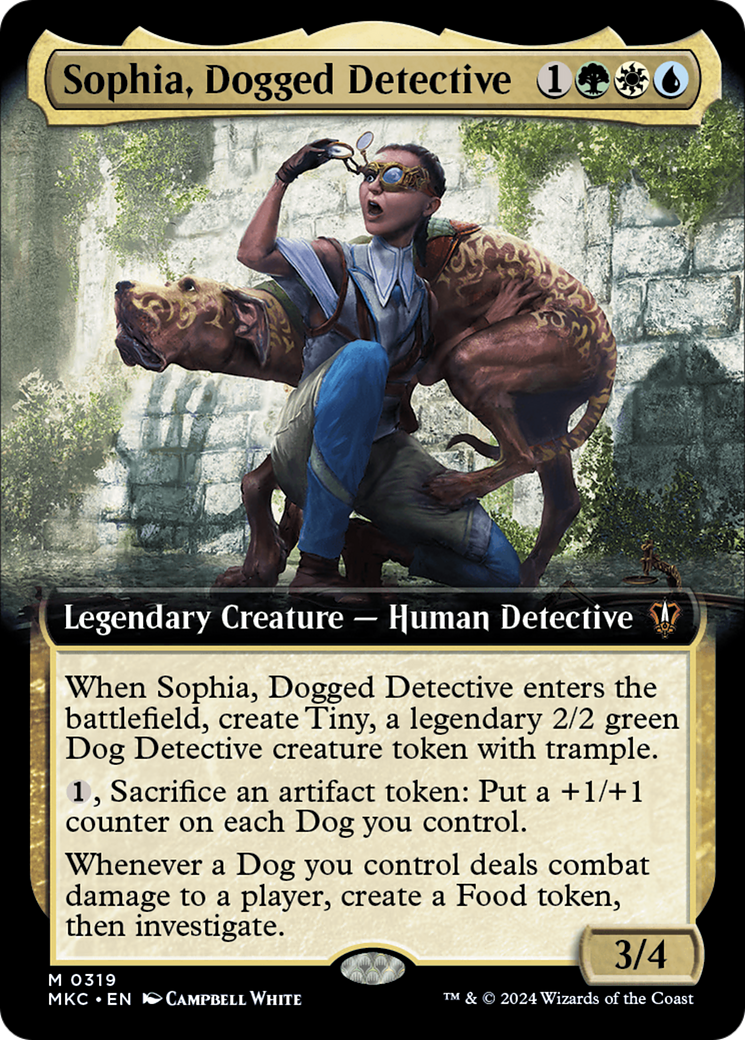 Image of Sophia, Dogged Detective (Extended Art) (MKC-319) - Murders at Karlov Manor Commander: (Extended Art)