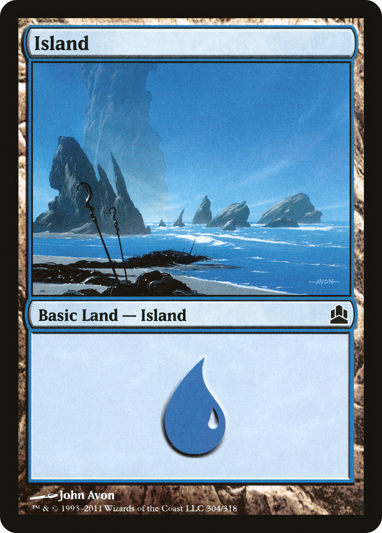Image of Island (304) (CMD-304) - Commander 2011