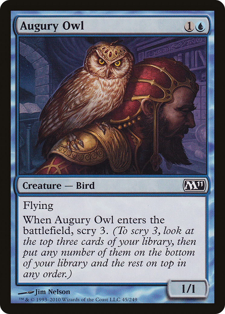 Image of Augury Owl (M11-045) - Magic 2011 Foil