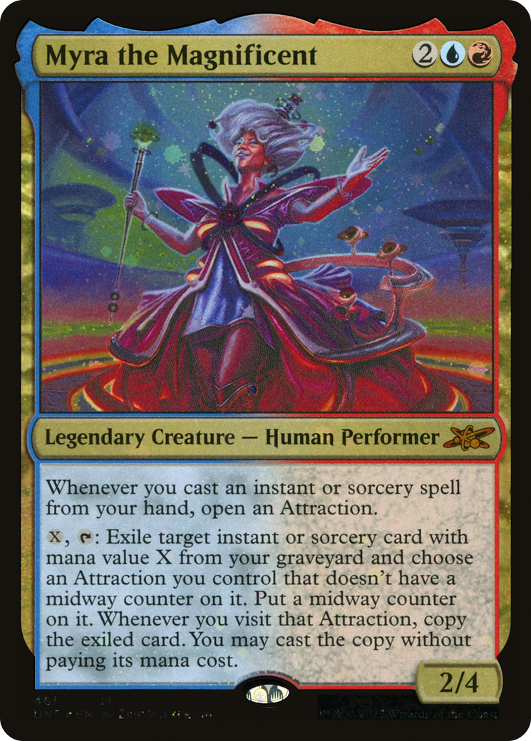 Image of Myra the Magnificent (Galaxy Foil) (UNF-461) - Unfinity Foil