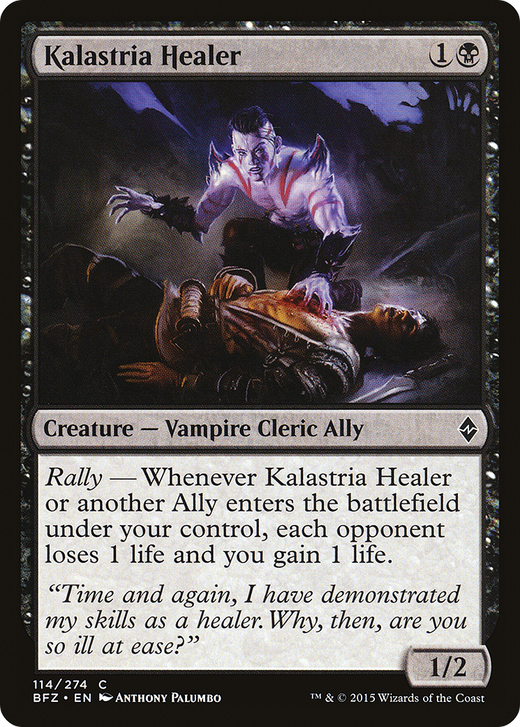 Image of Kalastria Healer (BFZ-114) - Battle for Zendikar