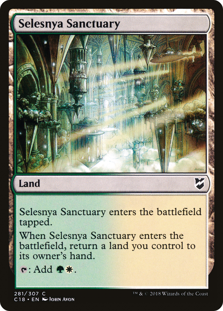 Image of Selesnya Sanctuary (C18-281) - Commander 2018
