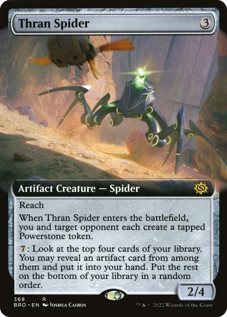 Image of Thran Spider (Extended Art) (BRO-368) - The Brothers' War: (Extended Art) Foil